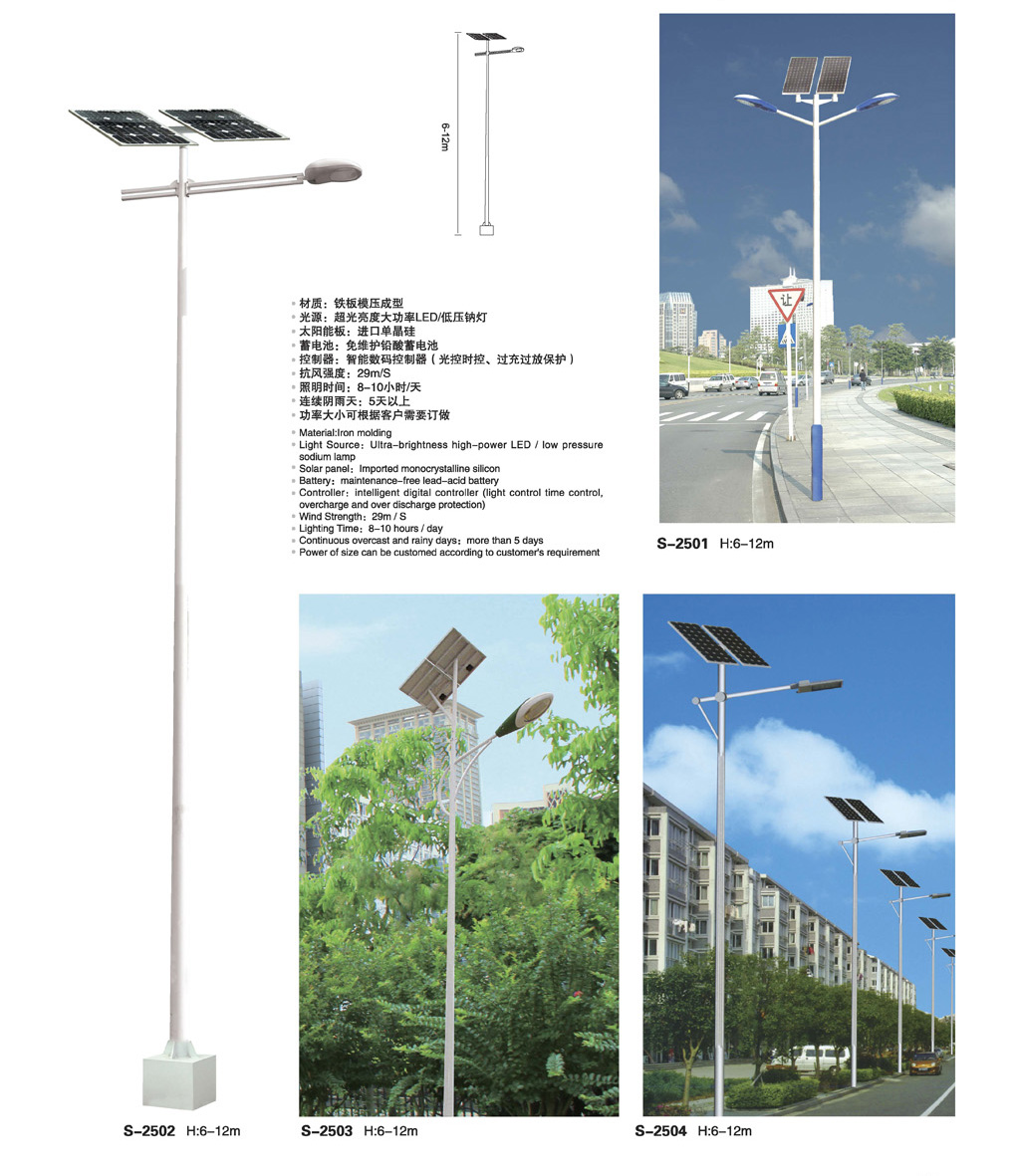 单臂、双臂太阳能路星空(中国)