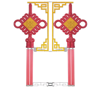 MB型发光支架带双喜字中国结星空(中国)